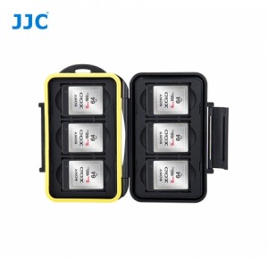 JJC Boite de rangement étanche cartes mémoire -pour 6 cartes XQD / CFExpress
