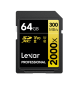 Carte SD 64 GO LEXAR 2000x /// 300 mb/s
