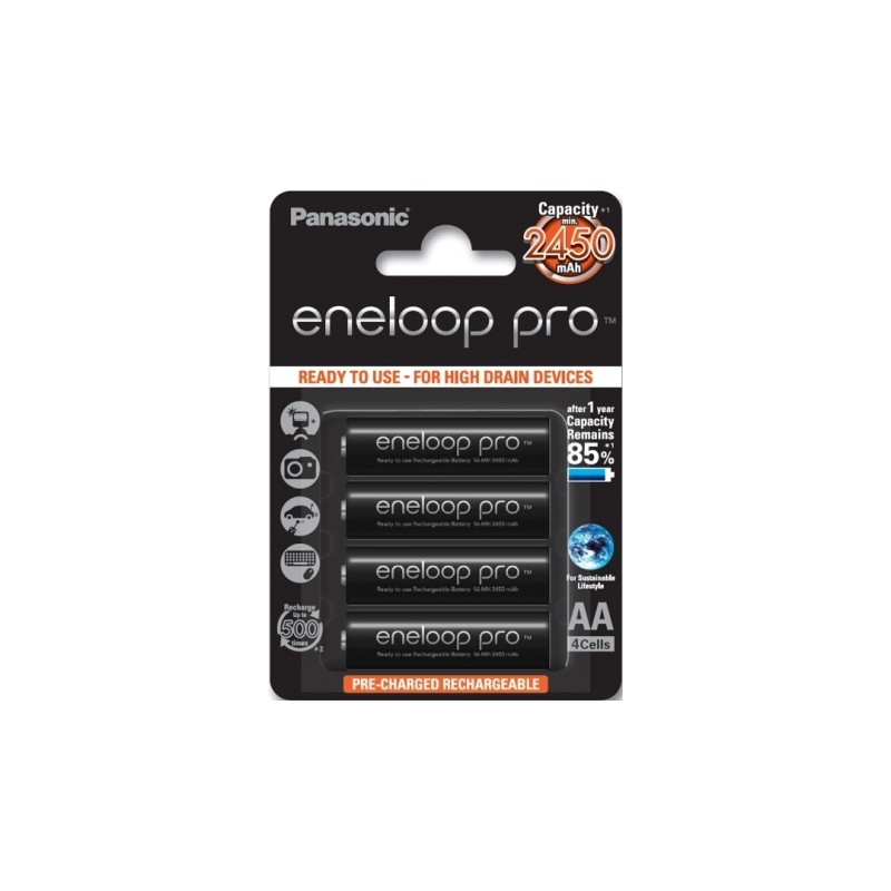 ENELOOP PRO - Blister 4 Piles AA - NiMh - 2500mAh