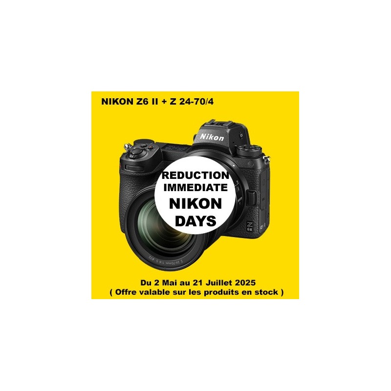 NIKON Z6 II + Z 24-70/4 LA BOUTIQUE PHOTO NIKON LBPN.FR OFFICIEL