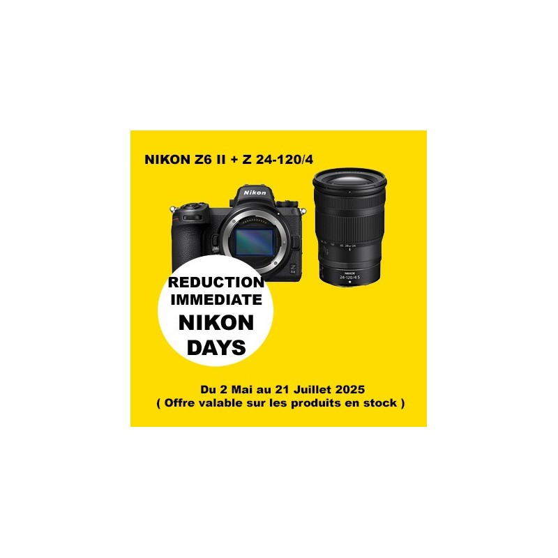 NIKON Z6 II + Z 24-120 LA BOUTIQUE PHOTO NIKON LBPN.FR OFFICIEL