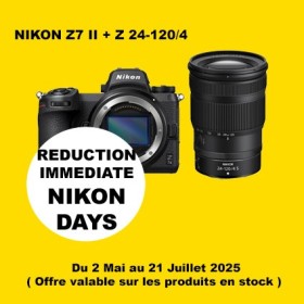 NIKON Z7 II + Z 24-120 NIKON PARIS REVENDEUR MAGASIN PRO PREMIUM