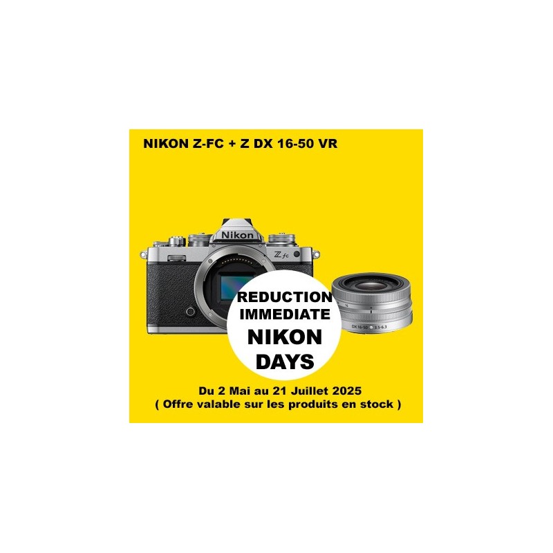 NIKON ZFC + Z DX 16-50 VR LA BOUTIQUE PHOTO NIKON LBPN.FR