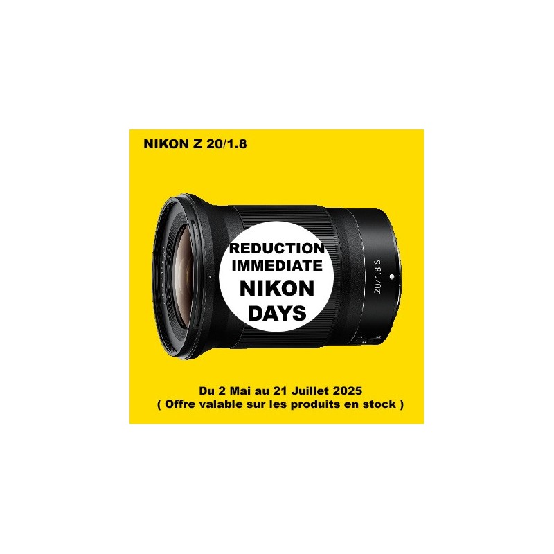 NIKON Z 20/1.8 SHOP BOUTIQUE NIKON PARIS FRANCE