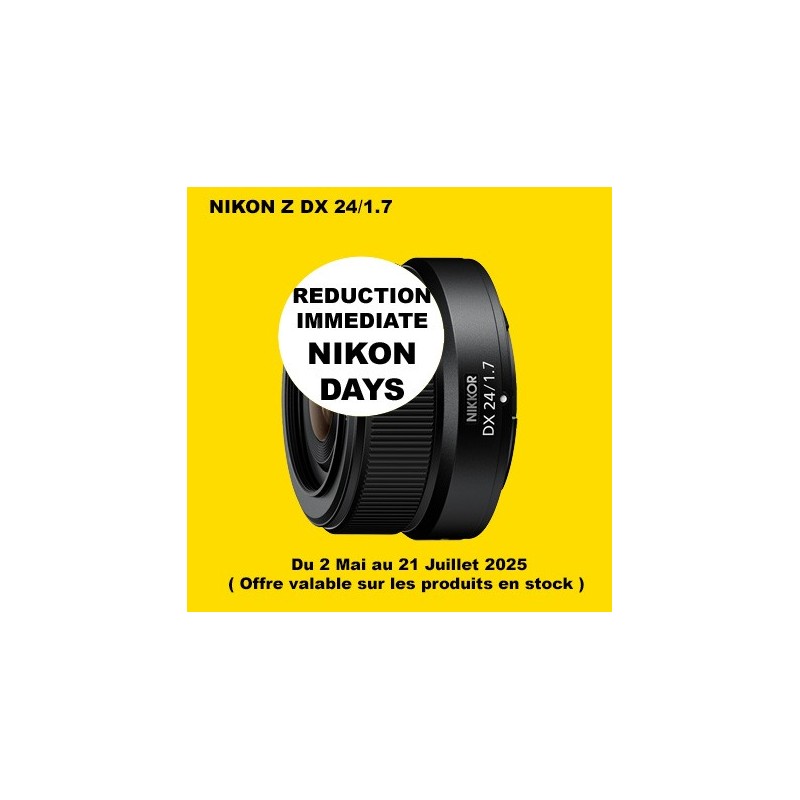 NIKON Z DX 24/1.7 SHOP BOUTIQUE NIKON PARIS FRANCE CENTRE PREMIUM