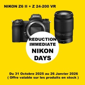NIKON Z6 II + Z 24-200/4-6.3 VR NIKON Z6 II + Z 24-200 LA BOUTIQUE PHOTO NIKON LBPN.FR