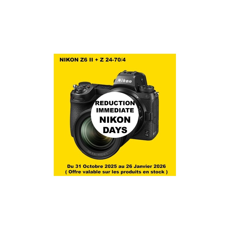 NIKON Z6 II + Z 24-70/4 LA BOUTIQUE PHOTO NIKON LBPN.FR OFFICIEL