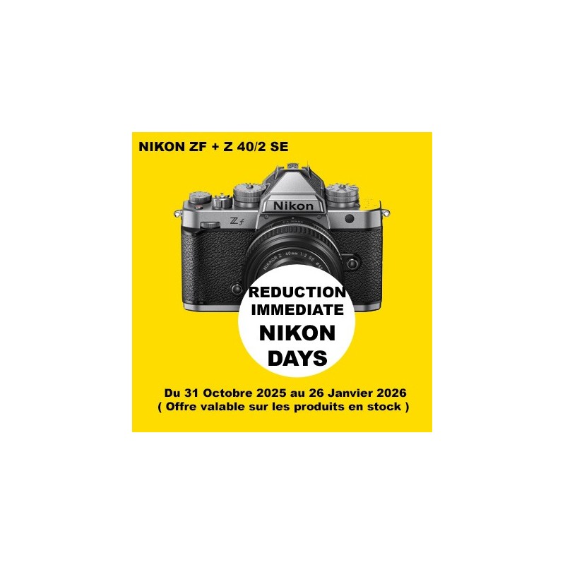 NIKON ZF SILVER 40 OFFICIEL NIKON PARIS FRANCE  AGENT PRO