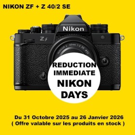 NIKON Zf NOIR + Z 40/2 SE NIKON ZF Z 40/2 OFFICIEL NIKON PARIS FRANCE PRO CENTRE PREMIUM