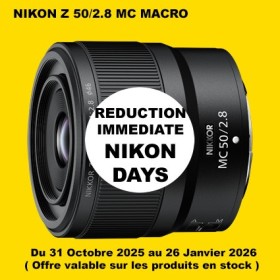 NIKON Z 50/2.8 MC MACRO NIKKOR NIKON Z 50/2.8 SHOP BOUTIQUE NIKON PARIS FRANCE