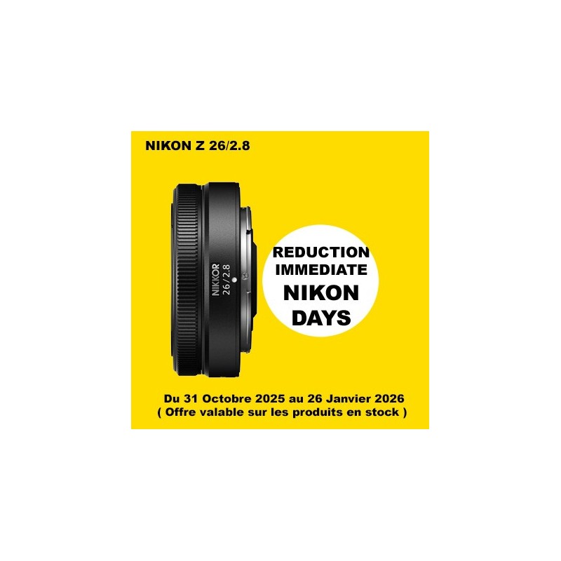 NIKON Z 26/2.8 SHOP BOUTIQUE NIKON PARIS FRANCE