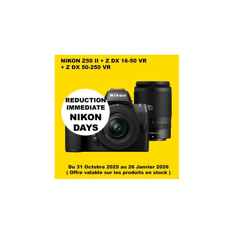 NIKON Z50II 16-50 50-250 OFFICIEL NIKON PARIS FRANCE  PRO LBPN.FR