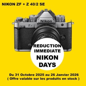 NIKON ZF SILVER 40 OFFICIEL NIKON PARIS FRANCE  AGENT PRO