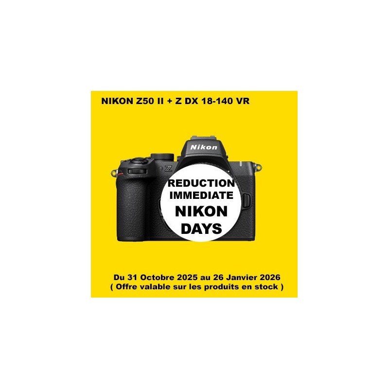 NIKON Z50 II 18-140 OFFICIEL NIKON PARIS FRANCE CENTRE PRO PREMIUM