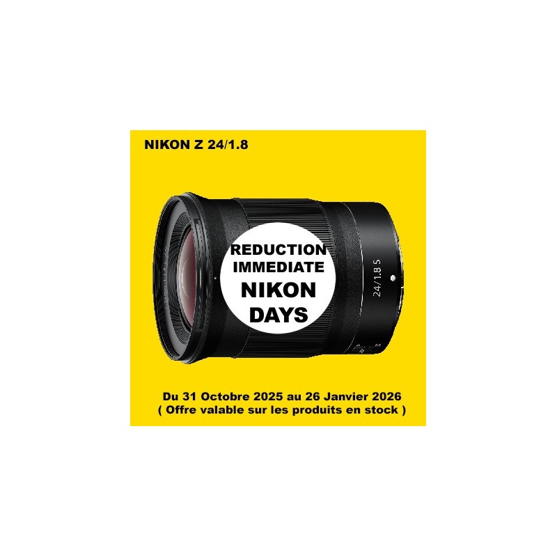 NIKON Z 24/1.8 S NIKKOR SHOP BOUTIQUE NIKON PARIS FRANCE