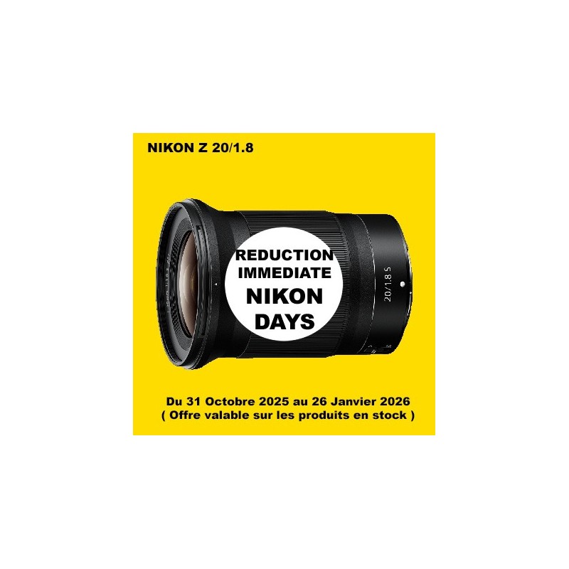 NIKON Z 20/1.8 SHOP BOUTIQUE NIKON PARIS FRANCE
