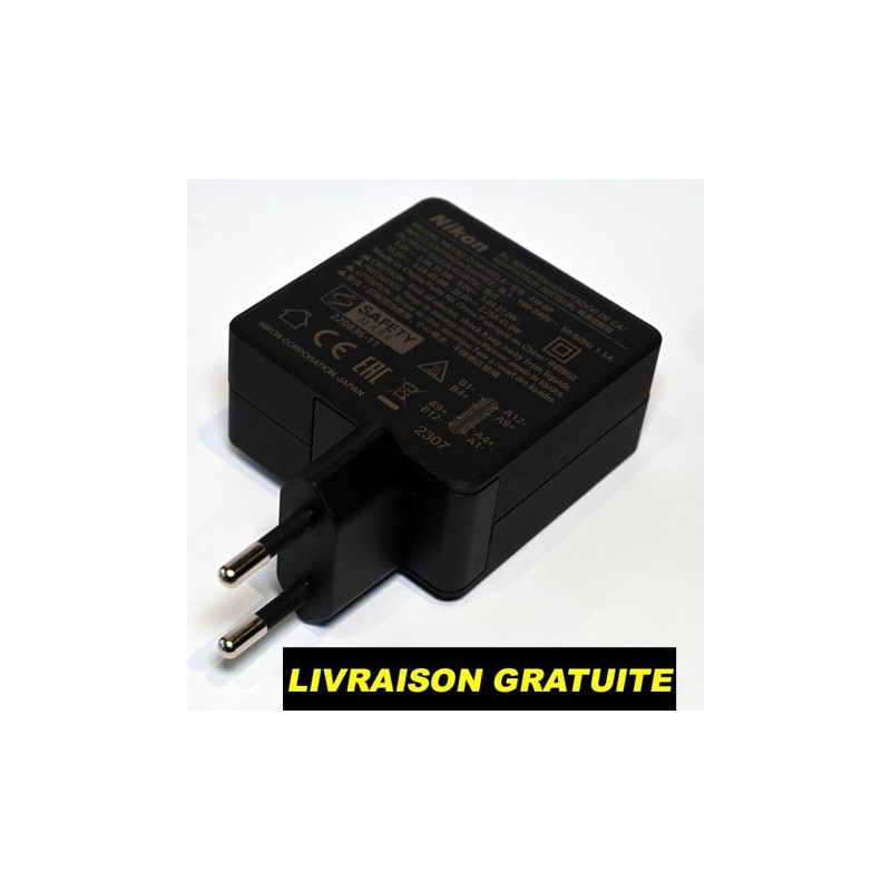 NIKON EH-8P¨NIKON OFFICIEL CARGADOR CHARGER CHARGEUR PARIS FRANCE