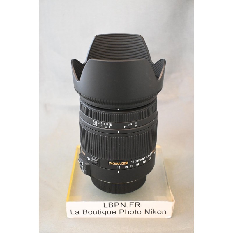 SIGMA 18-250/3.5-6.3 DC OC MACRO HSM   /// NIKON