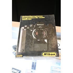 NIKON PROGRAMME DE VENTE 1983-84 VERKAUFSPROGRAMM - FRANÇAIS-ALLEMAND FRANZÖSISCH-DEUTSCH
