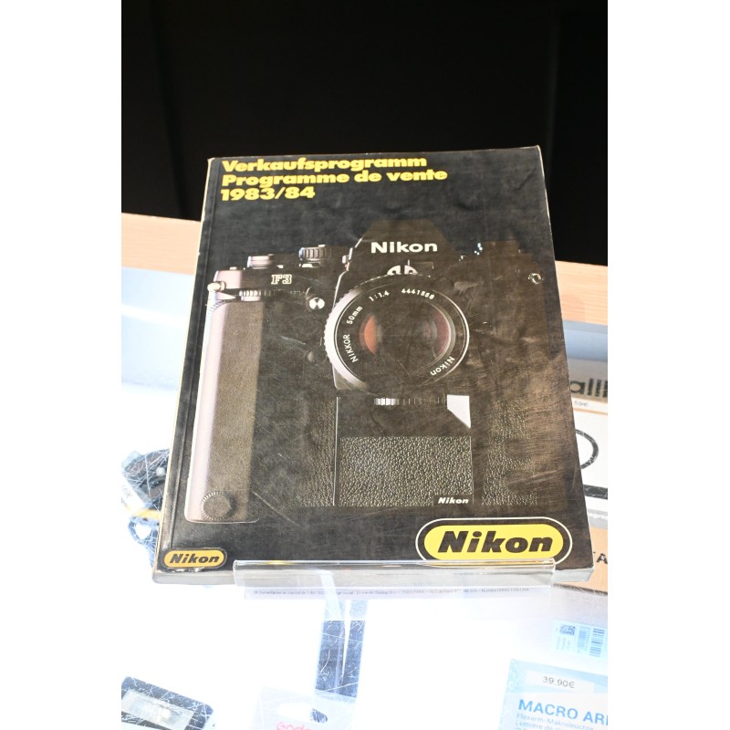 NIKON PROGRAMME DE VENTE 1983-84 VERKAUFSPROGRAMM - FRANÇAIS-ALLEMAND FRANZÖSISCH-DEUTSCH