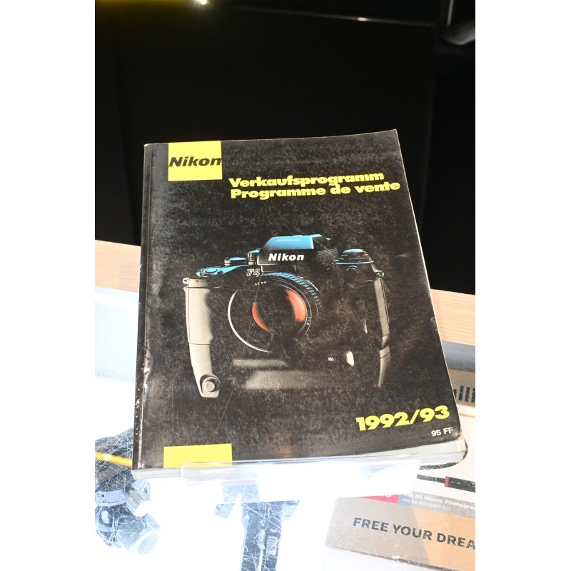 NIKON PROGRAMME DE VENTE 1992-93 VERKAUFSPROGRAMM - FRANÇAIS-ALLEMAND FRANZÖSISCH-DEUTSCH