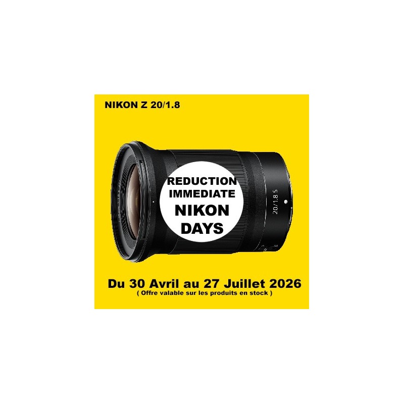 NIKON Z 20/1.8 SHOP BOUTIQUE NIKON PARIS FRANCE
