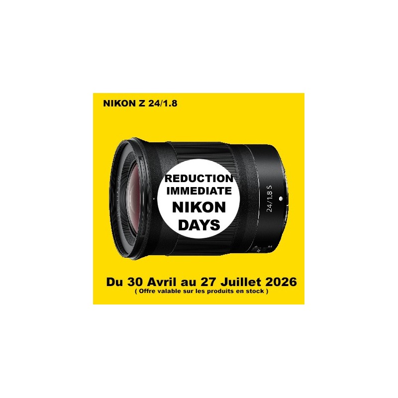 NIKON Z 24/1.8 S NIKKOR SHOP BOUTIQUE NIKON PARIS FRANCE