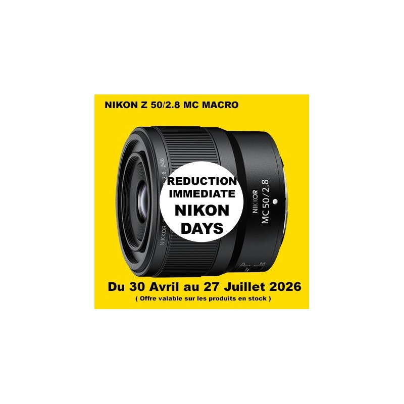 NIKON Z 50/2.8 SHOP BOUTIQUE NIKON PARIS FRANCE