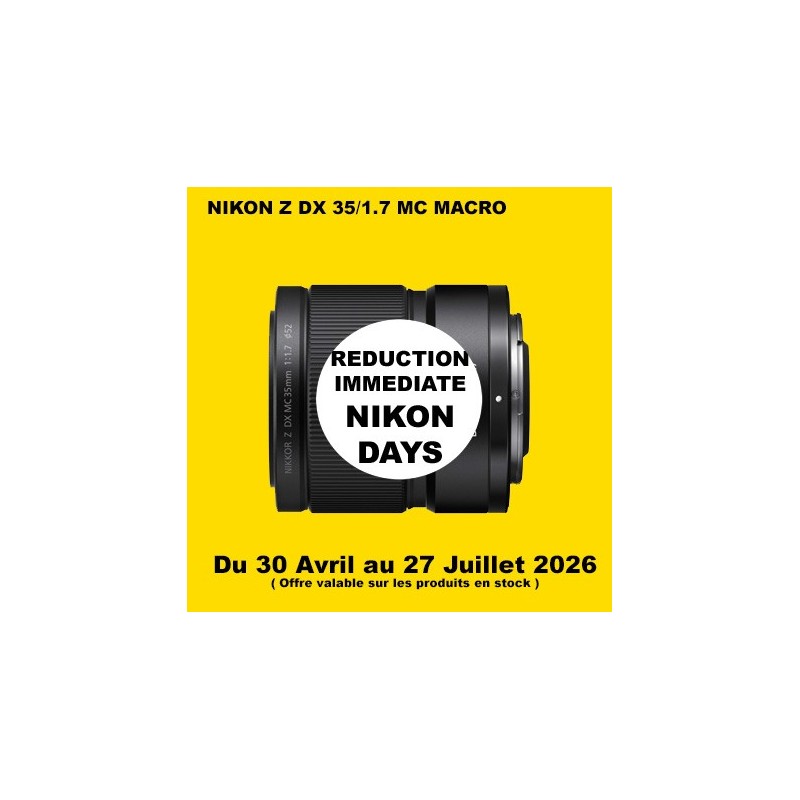 NIKON Z DX 35/1.7 SHOP BOUTIQUE NIKON PARIS FRANCE CENTRE PREMIUM
