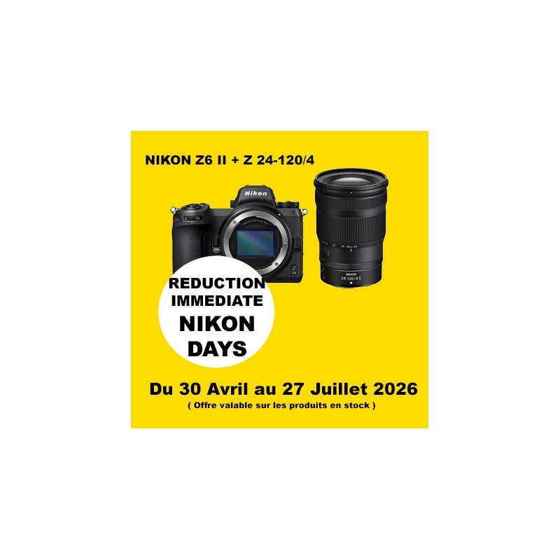 NIKON Z6 II + Z 24-120 LA BOUTIQUE PHOTO NIKON LBPN.FR OFFICIEL
