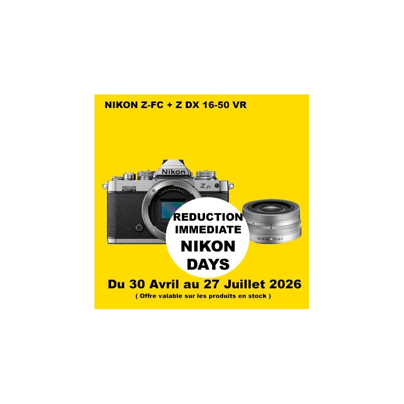 NIKON ZFC + Z DX 16-50 VR LA BOUTIQUE PHOTO NIKON LBPN.FR