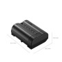 SMALLRIG 5299 ACCU TYPE EN-EL15C USB-C avec indicateur de niveau de charge