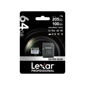 Carte micro-SD 064 GO LEXAR V30 SILVER