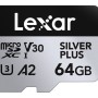 Carte micro-SD 064 GO LEXAR V30 SILVER
